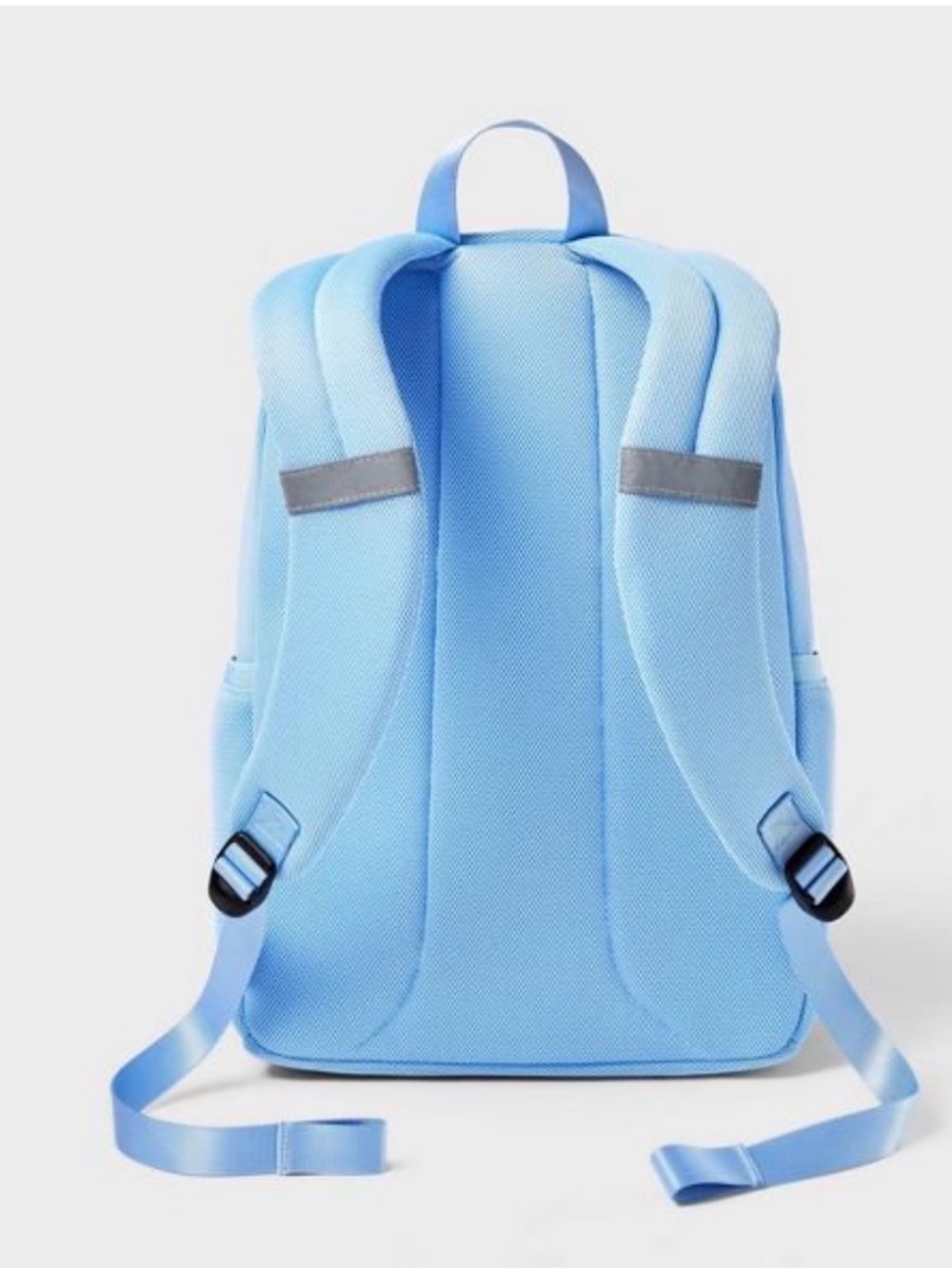NWT All In Motion Light Blue 16” Padded Laptop Backpack w/2 Water Bottle Pockets - Picture 2 of 4